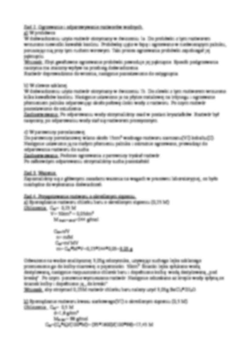 Podstawowe czynności laboratoryjne - sprawozdanie - strona 3
