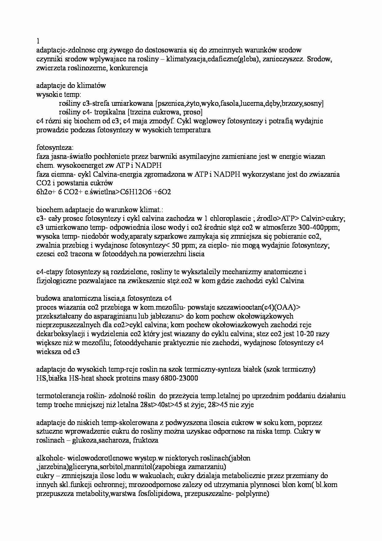 Metabolity wtórne - omówienie - strona 1