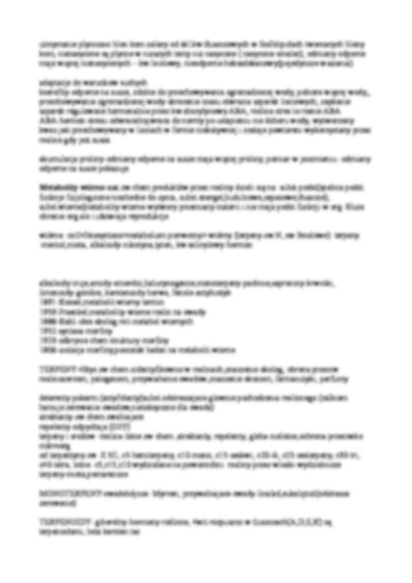 Metabolity wtórne - omówienie - strona 2