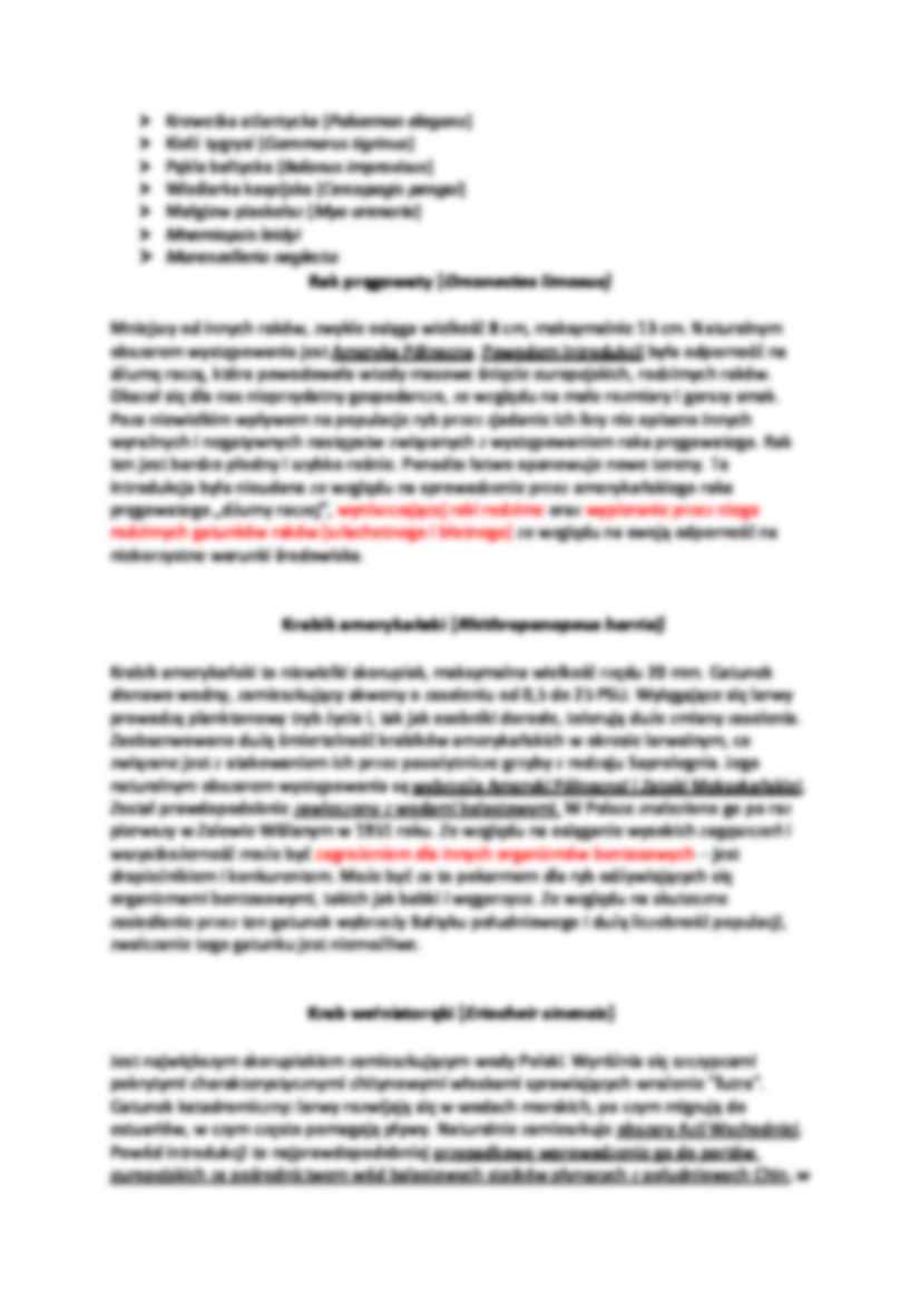 ntrodukcja gatunków obcych - strona 2