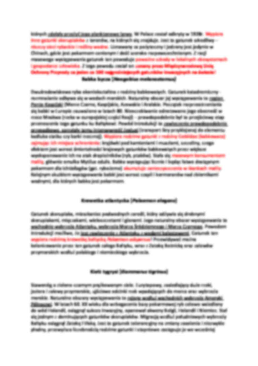 ntrodukcja gatunków obcych - strona 3