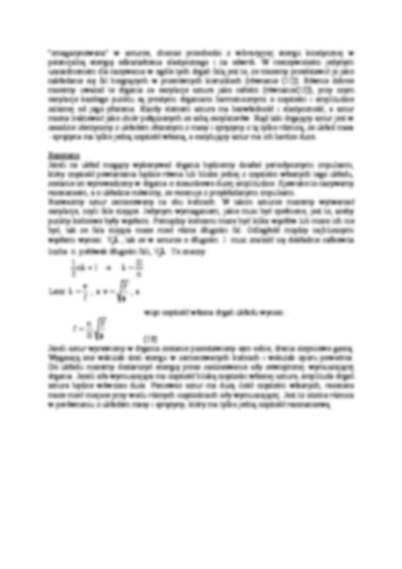 Wyznaczanie prędkości dźwięku za pomocą  rezonansu akustycznego - strona 3