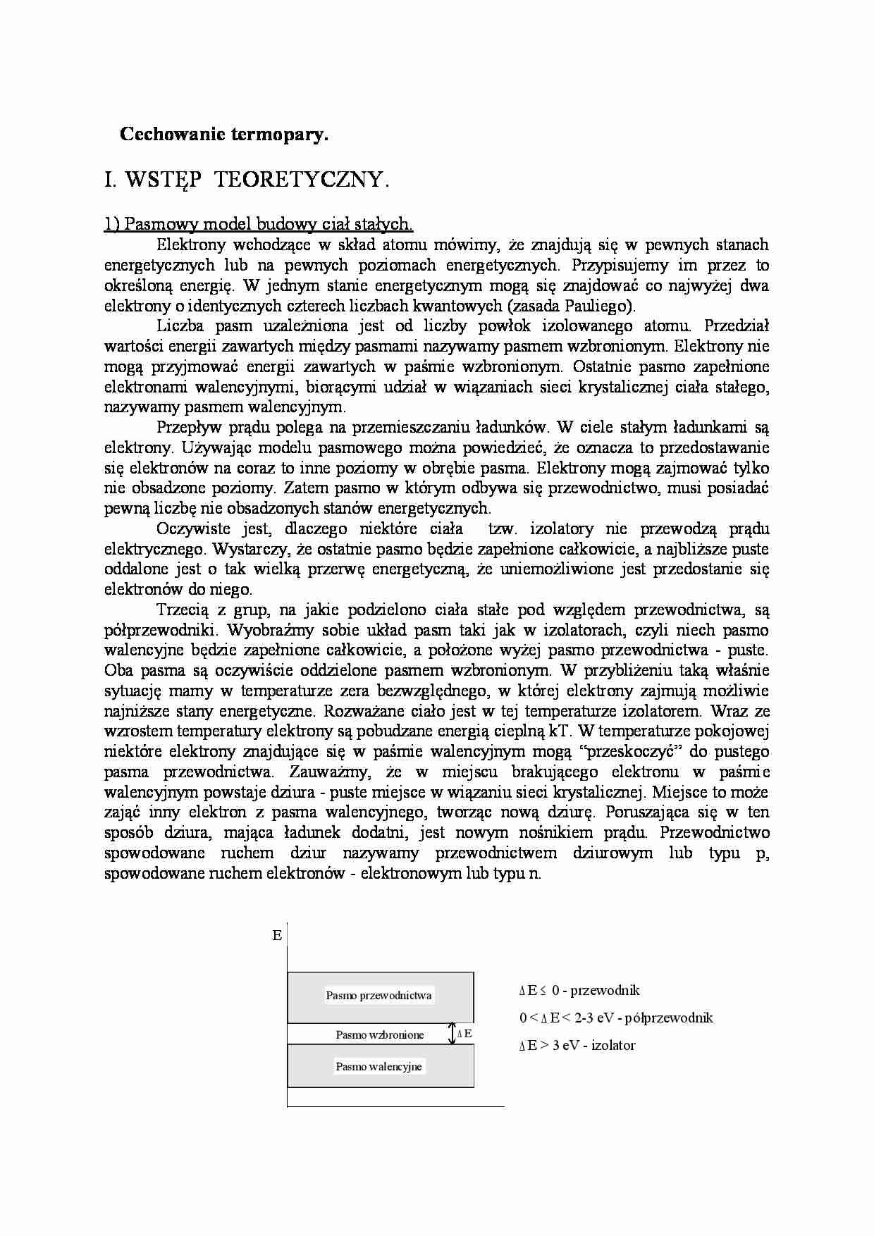 Cechowanie termopary. - strona 1