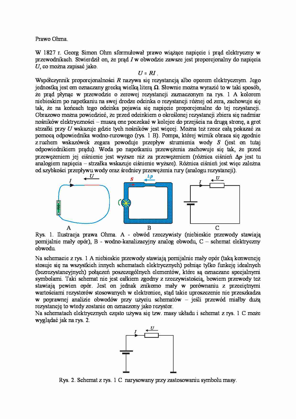 Prawo Ohma - omówienie - strona 1