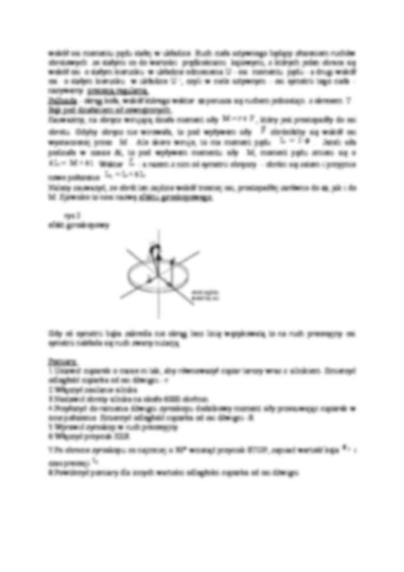 Wyznaczanie momentu bezwładności rotatora i tarczy  - strona 3