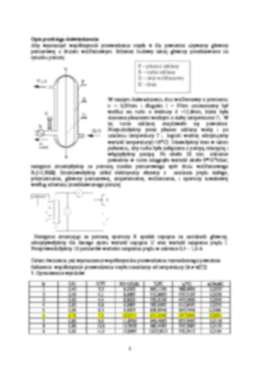  Wyznaczanie współczynnika przewodzenia ciepła - strona 3