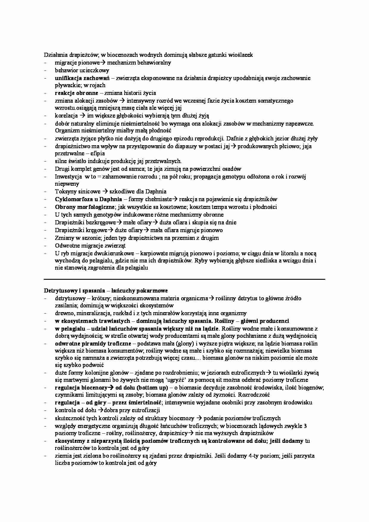 Łańcuchy  troficzne - strona 1