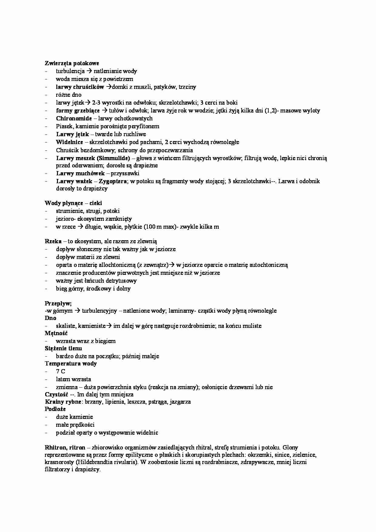 Rzeki - omówienie zagdnienia - strona 1