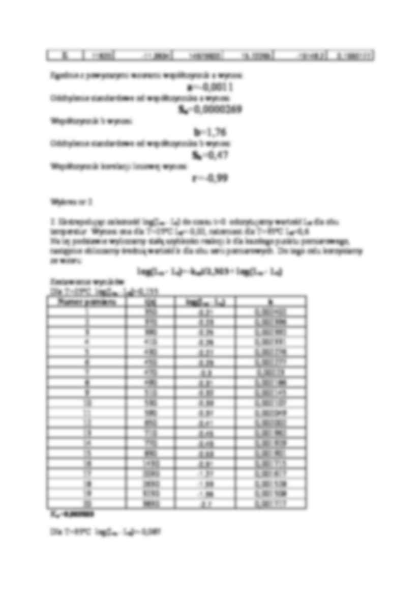 Badanie szybkości reakcji hydrolizy bezwodnika octowego  - strona 3