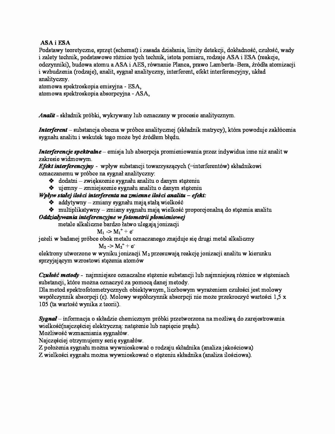 Atomowa spektroskopia emisyjna - strona 1