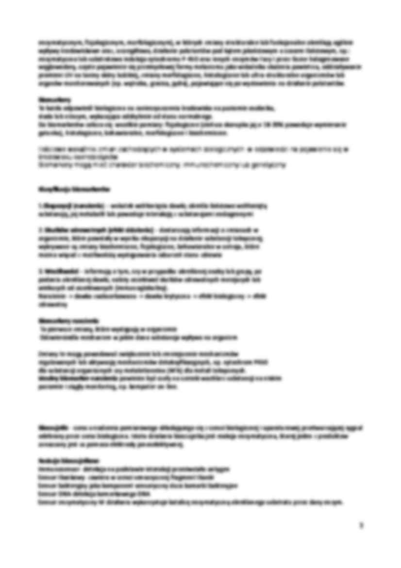 Metody biologiczne a zanieczyszczenia  środowiska - strona 3