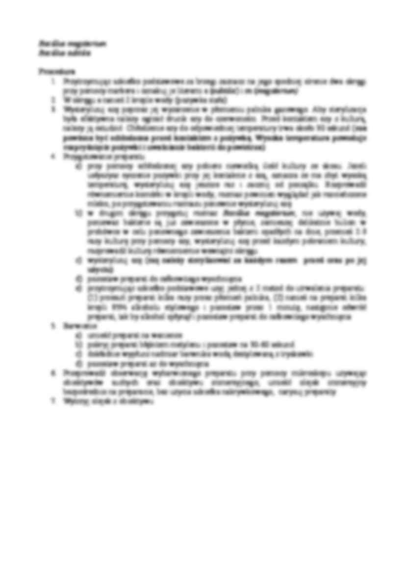 Barwienie drobnoustrojów - omówienie - strona 2