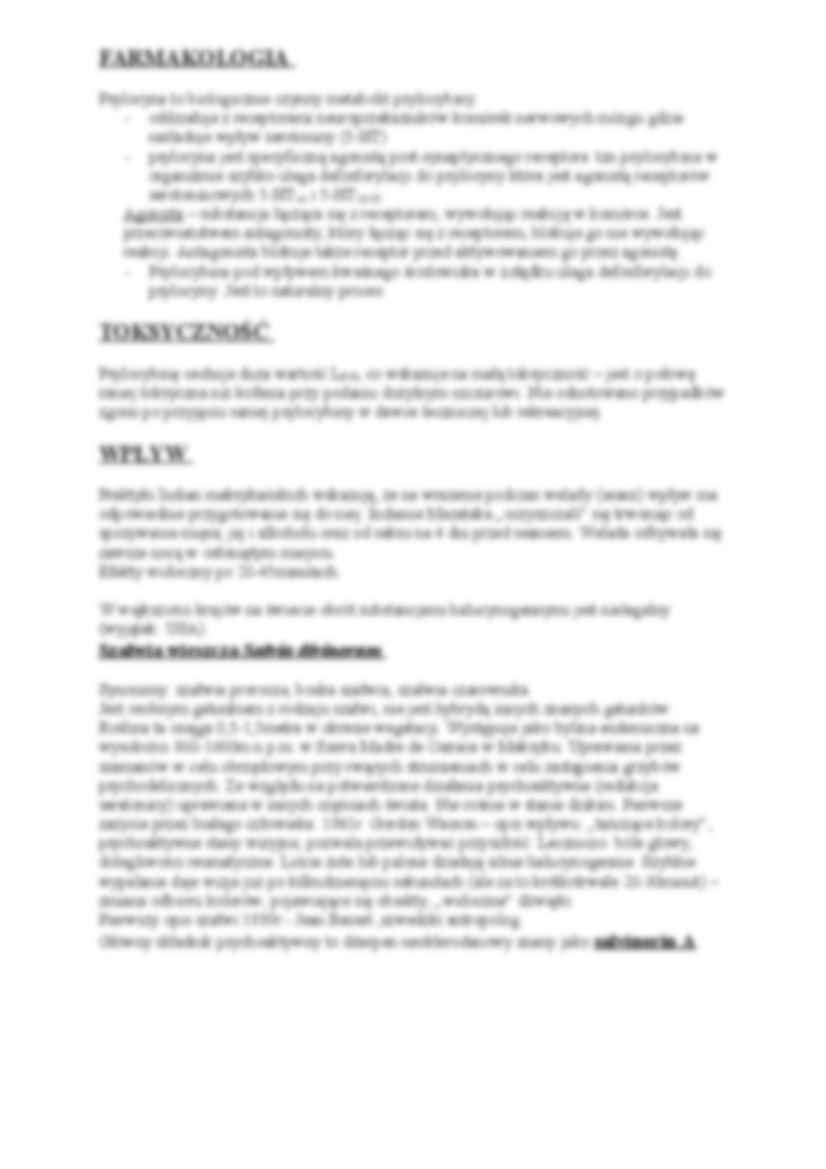 środki psychoaktywne - toksykologia - strona 3