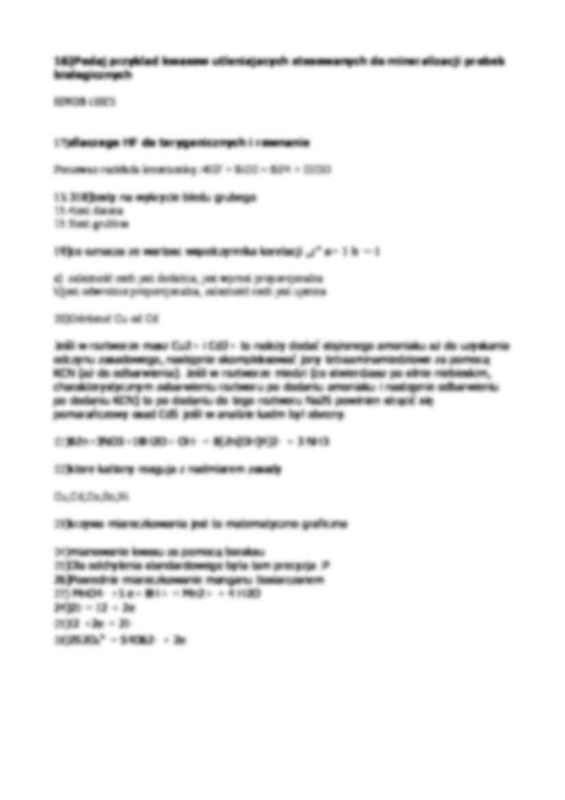 chemia analityczna pytania z egzaminu - strona 3