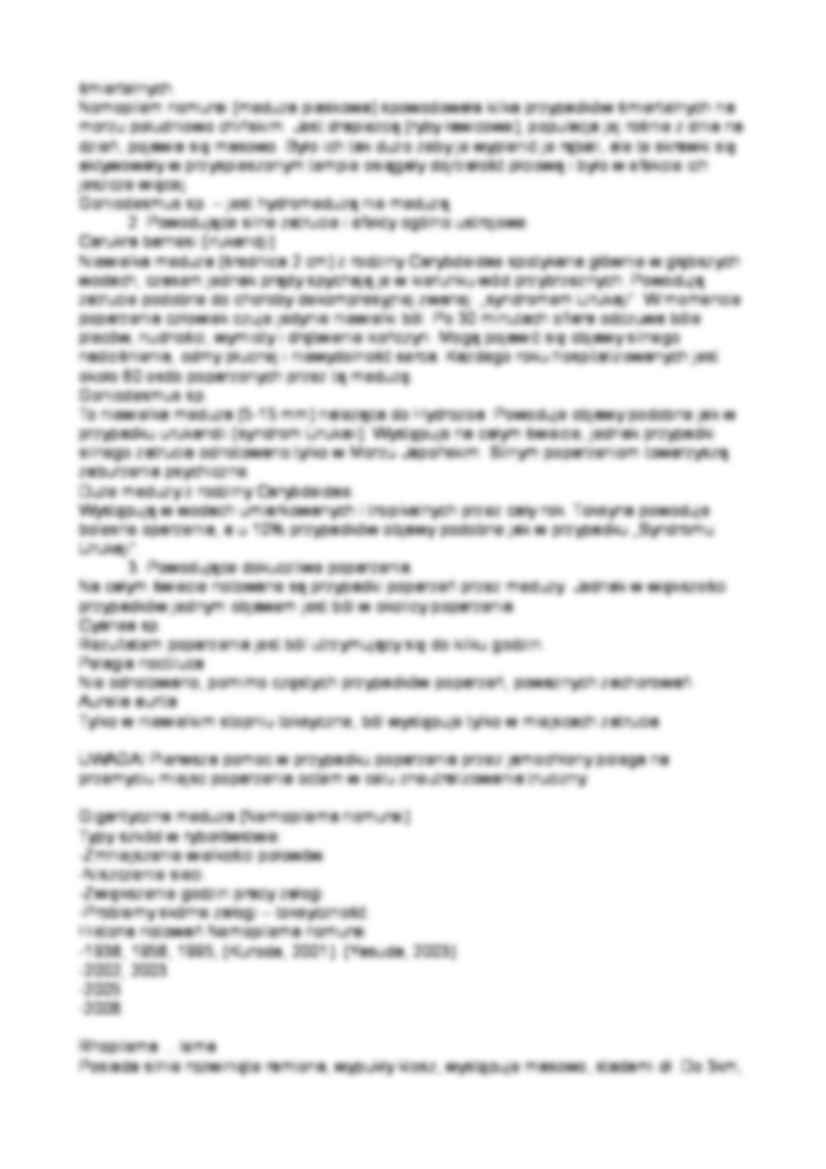 Zwierzęta toksyczne i jadowite - wykład - strona 2