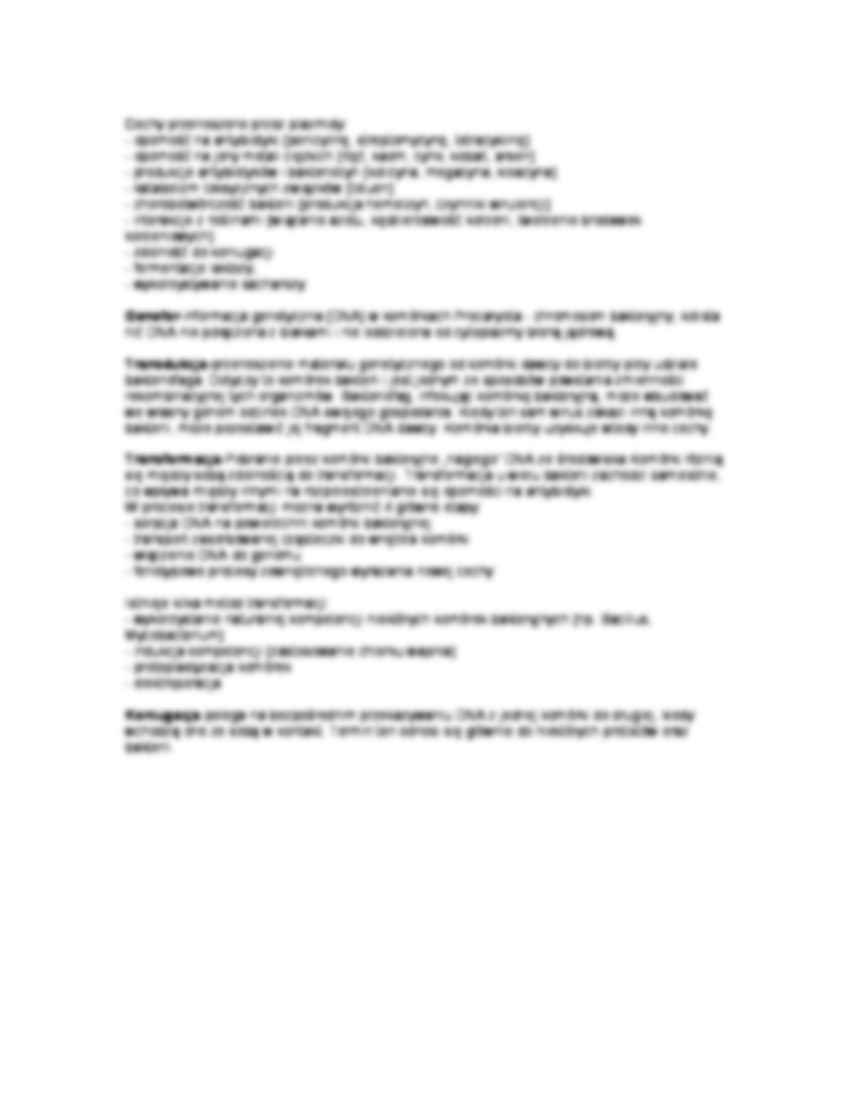 Mikrobiologia - definicje do egzaminu - strona 3