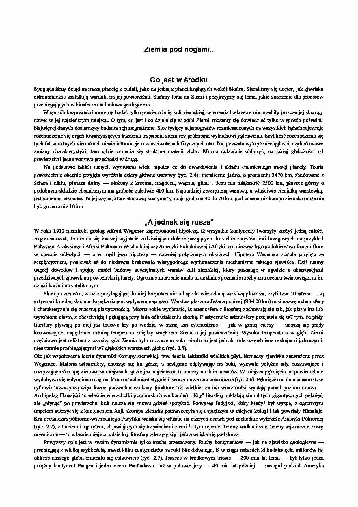 Struktura i funkcjonowanie ekosystemów - strona 1