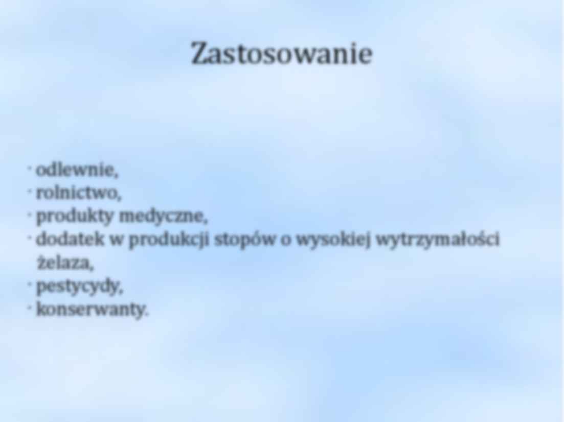Toksykologia - prezentacja arsen - strona 3