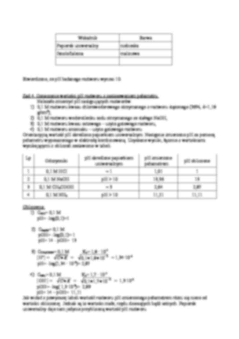 Stężenie jonów wodorowych - strona 2