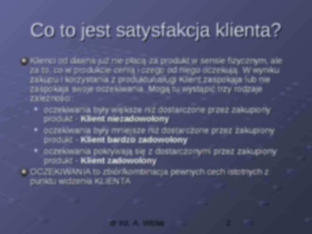 Badanie satysfakcji klienta - strona 2