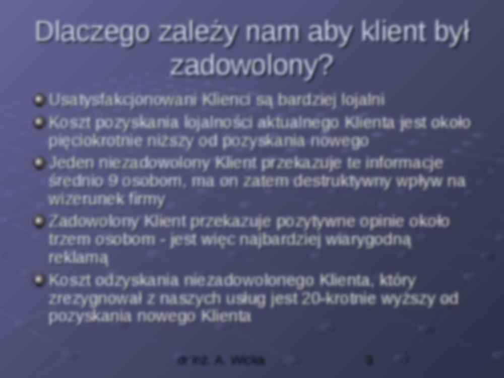 Badanie satysfakcji klienta - strona 3