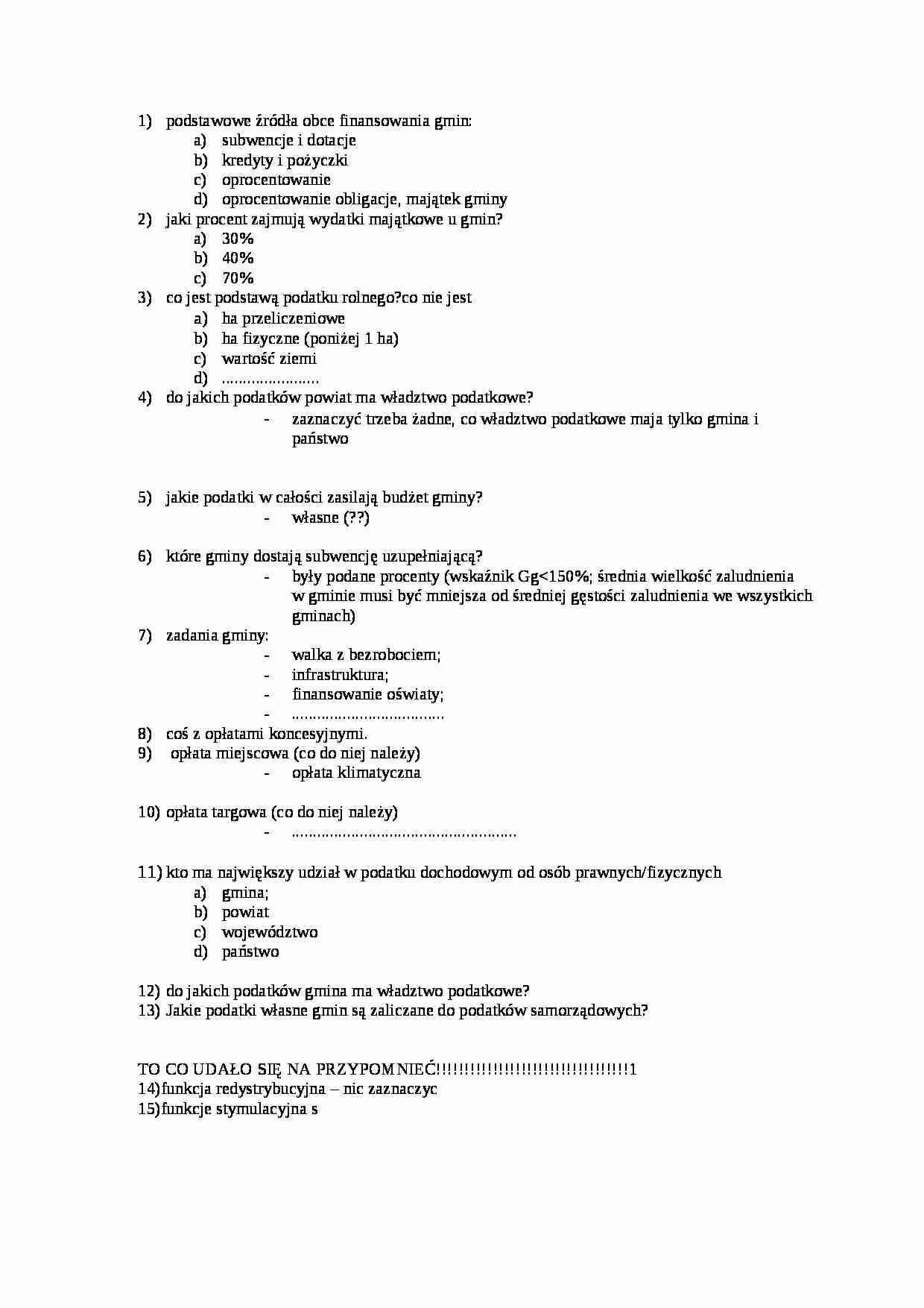  Finanse publiczne-test6 - strona 1