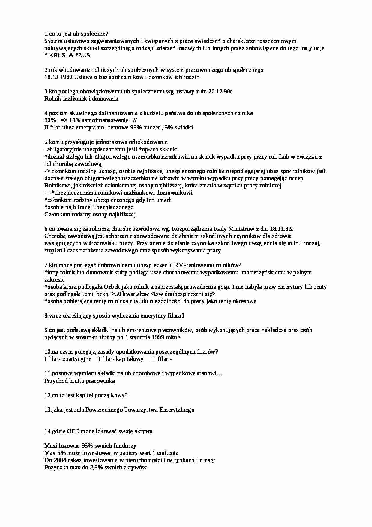 ubezpieczenia- test - strona 1