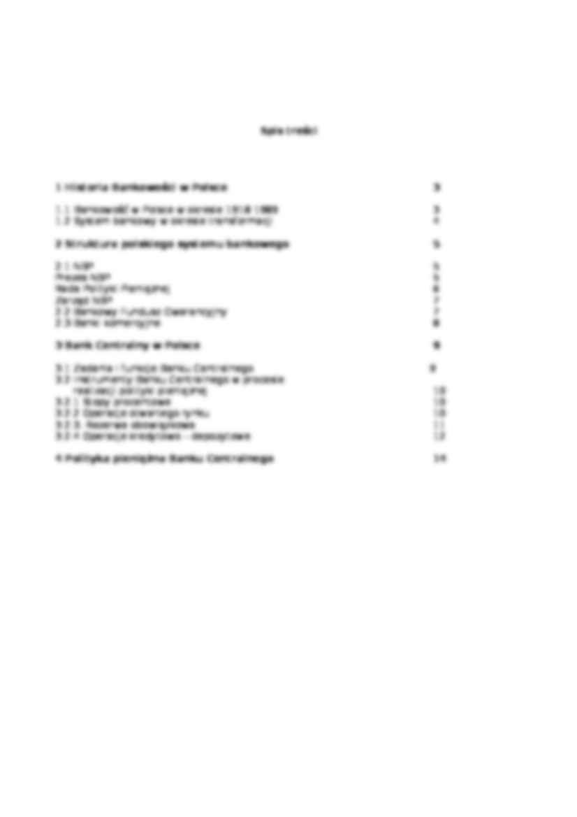 Bank centralny w polskim systemie bankowym - strona 2