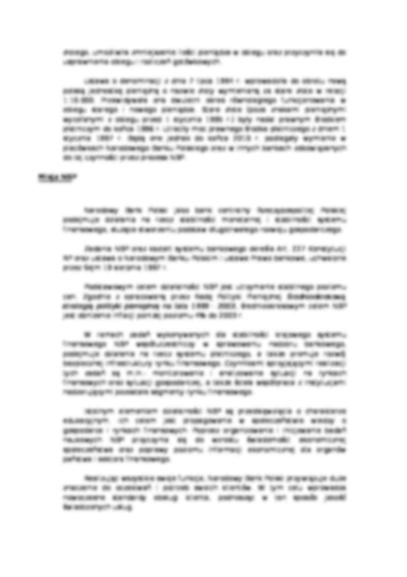 Bank centralny Polski - Misja NBP - strona 3