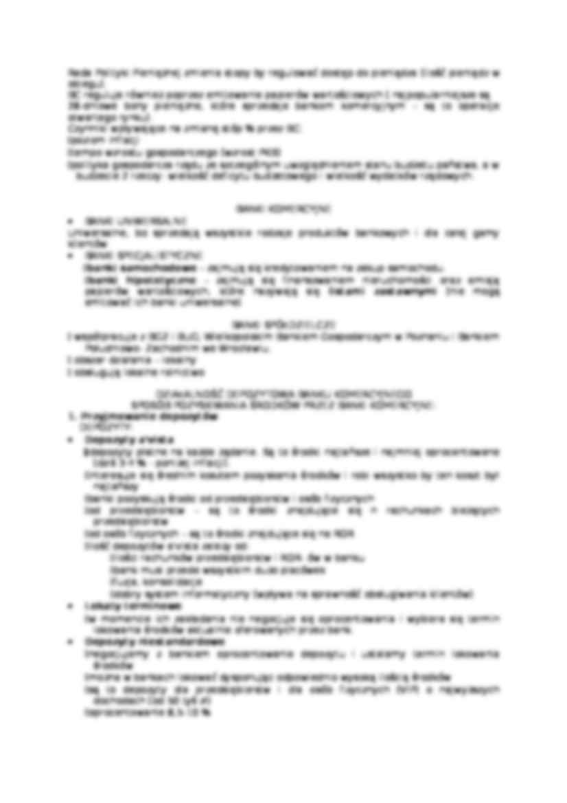 Bankowość w Polsce - NBP i banki komercyjne - strona 2