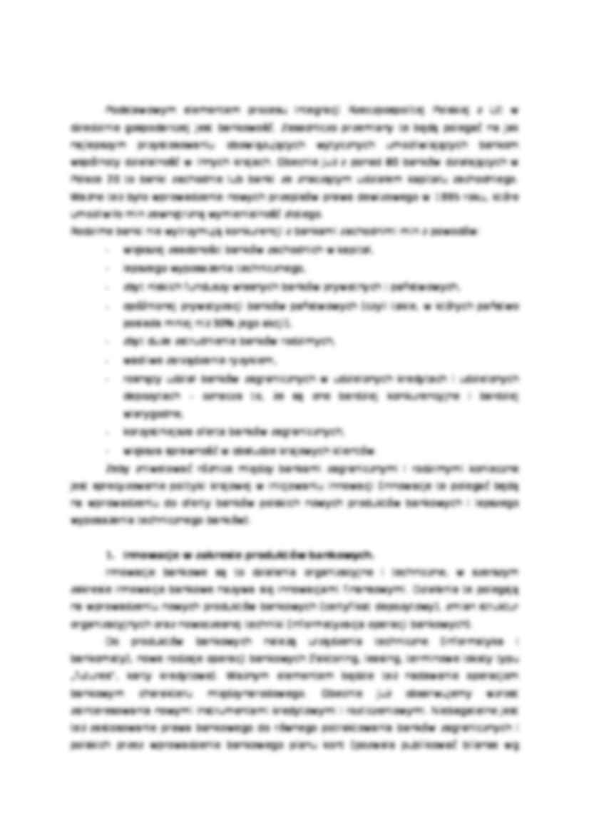 Dostosowanie produktów bankowych do wymogów Unii Europejskie - podstawowe elementy - strona 2