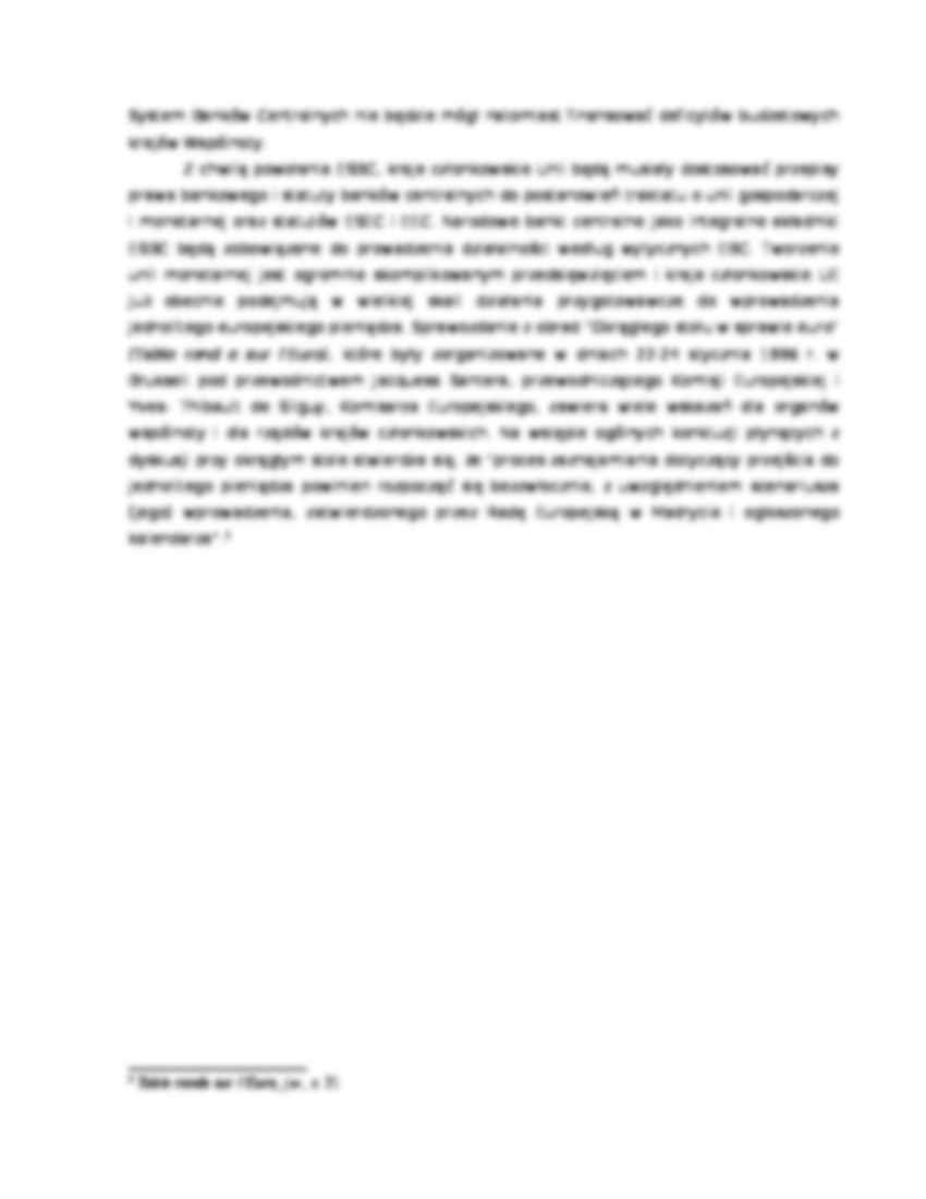 Dostosowanie systemu pieniężnego w Polsce do standardów europejwskich - strona 3