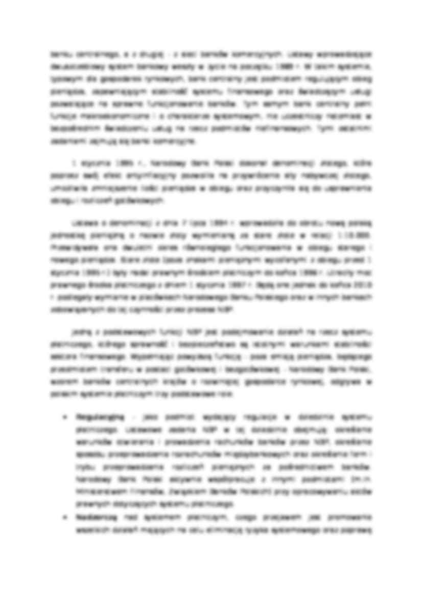 Historia bankowości centralnej w Polsce  - strona 3