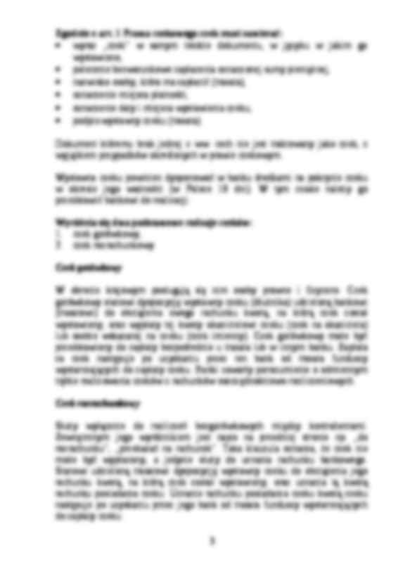 Instrumenty pośrednictwa bankowego w sferze rozliczeń krajowych - strona 3