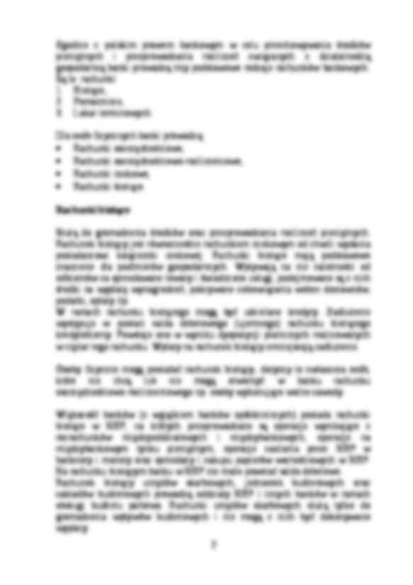 Podstawowe rodzaje i funkcje rachunków bankowych - Prawo bankowe - strona 2