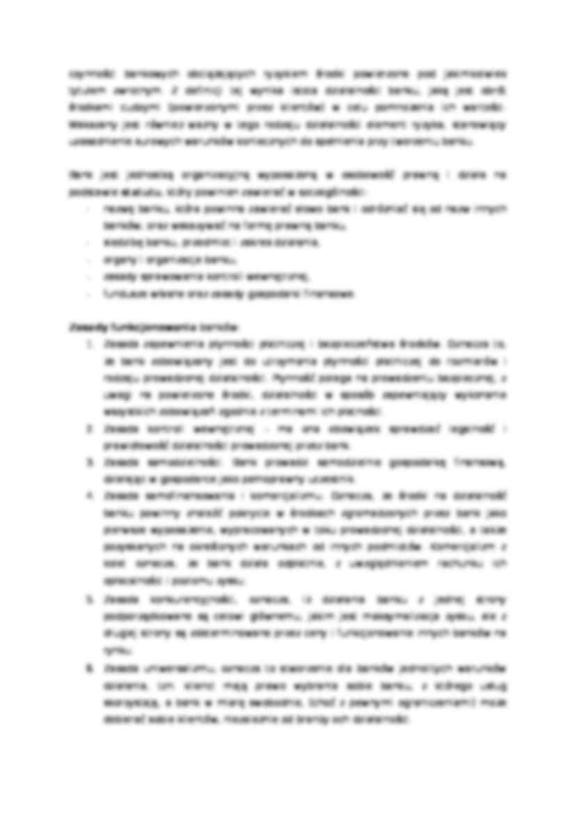 Powstawanie i organizacja banków - Bank centralny - strona 2