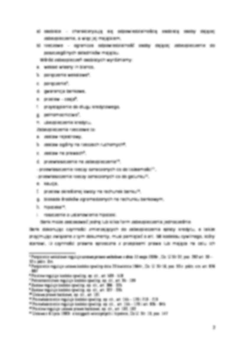 Rola i znaczenie prawnych form zabezpieczenia wierzytelności  - strona 2