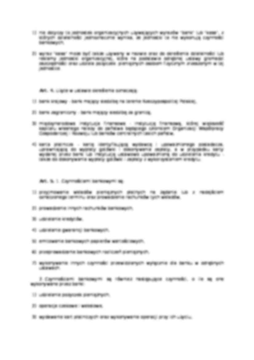 Ustawy o bankowości - strona 2