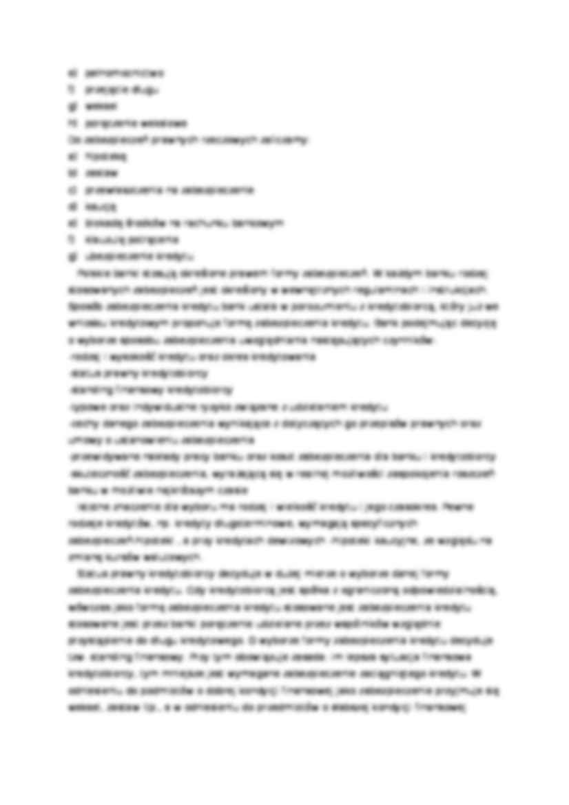 Zabezpieczenia kredytu  - strona 2