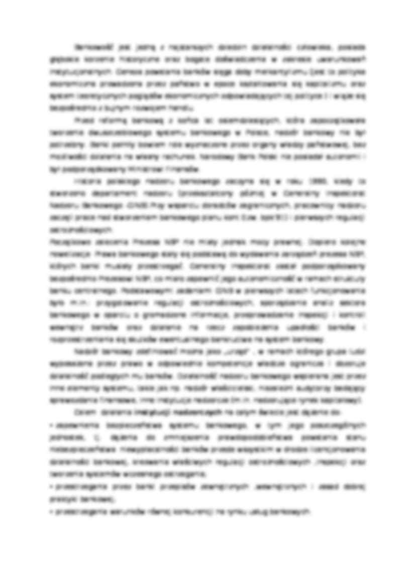Znaczenie nadzoru bankowego  - strona 2
