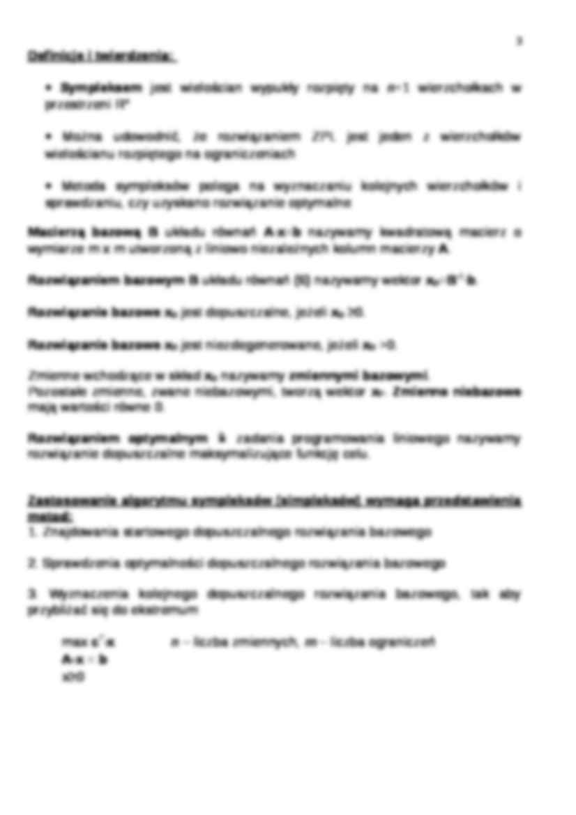 Algorytm sympleksów - strona 3