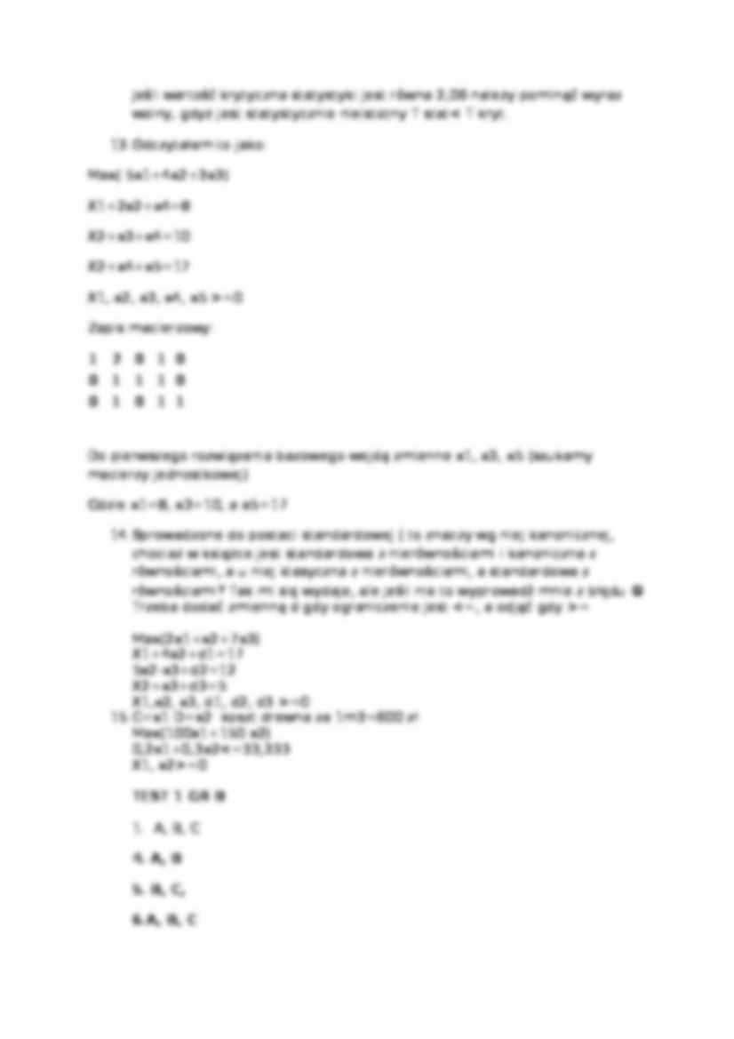 Ekonometria - test - optymalizacja - strona 2