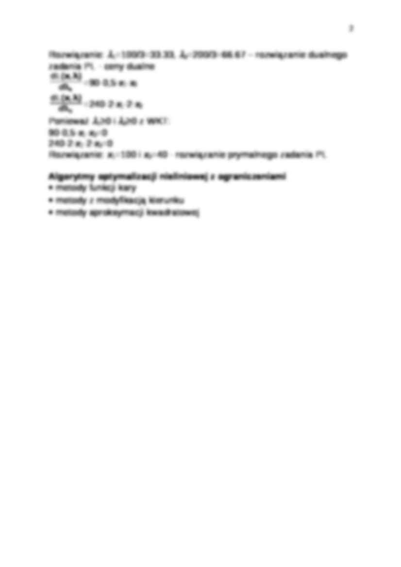 Zadanie optymalizacji bez ograniczeń - strona 2