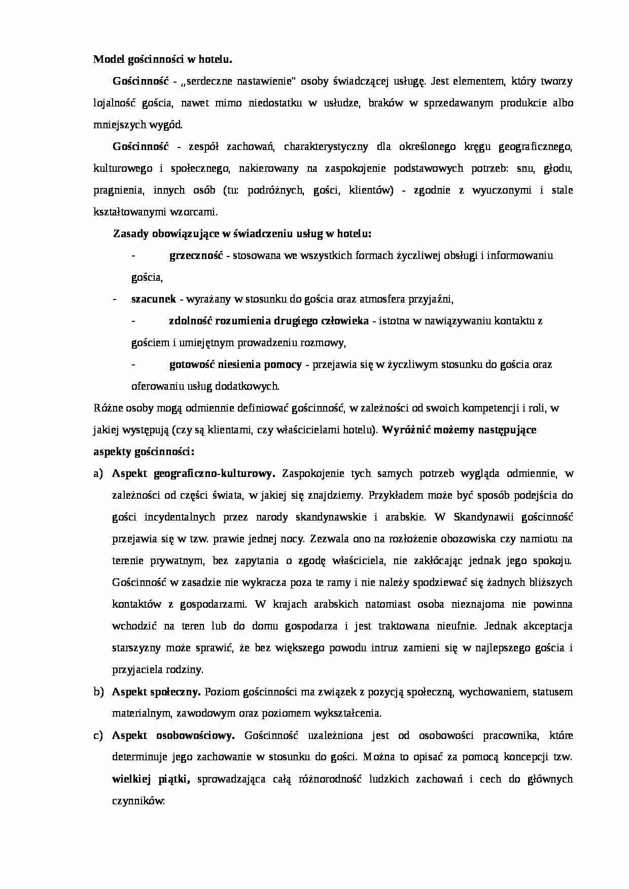 hotelarstwo - strona 1