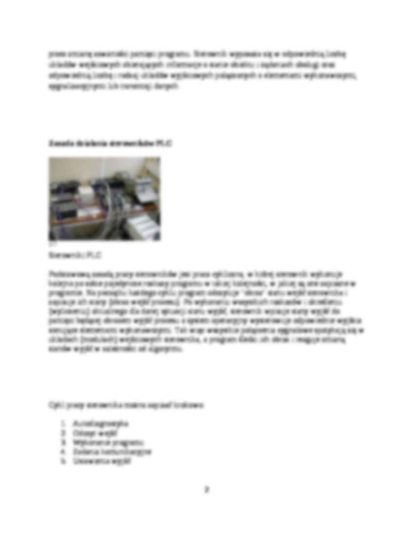 Programowalny Sterownik Logiczny - sprawozdanie - strona 2