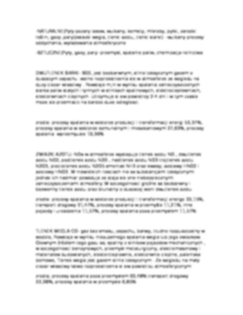 Zanieczyszczenia środowiska - podział i opis - strona 2