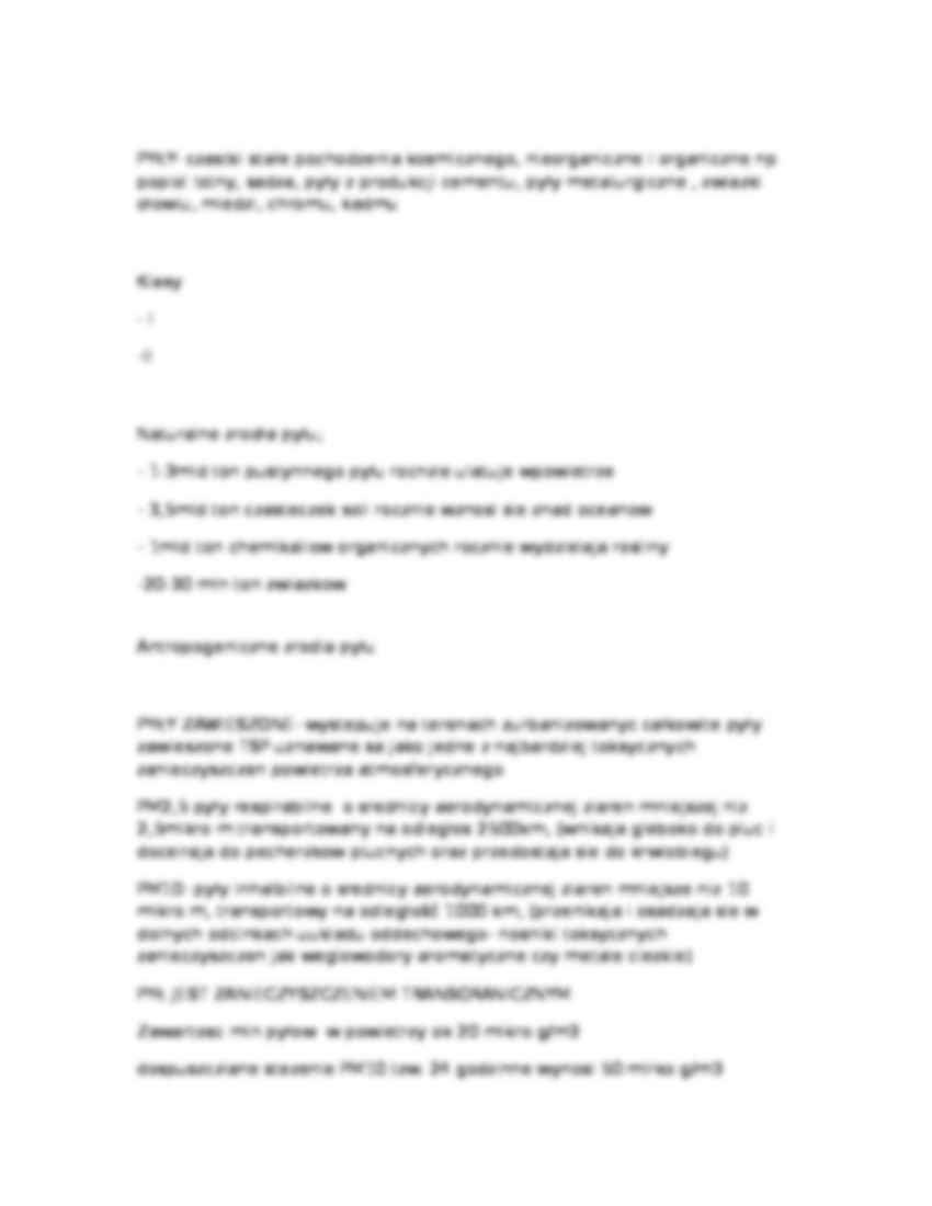 Zanieczyszczenia środowiska - podział i opis - strona 3