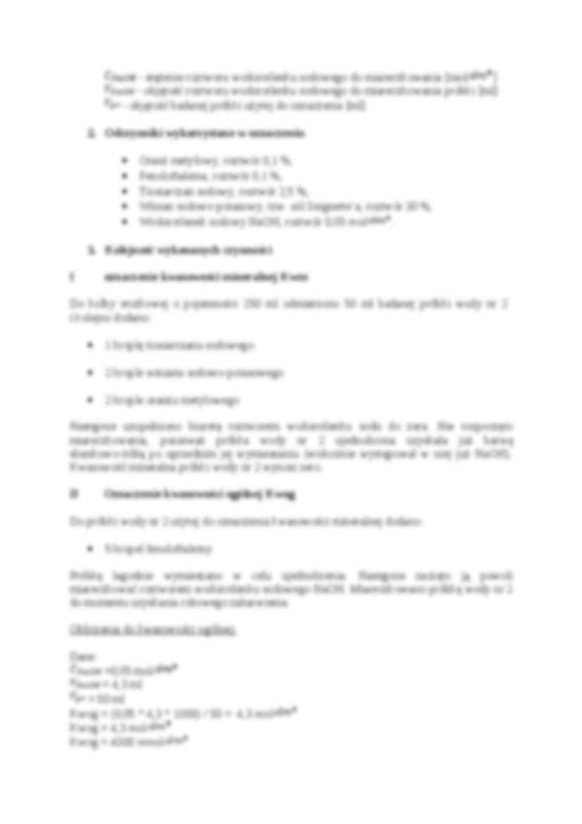 Oznaczanie kwasowosci wody - strona 2