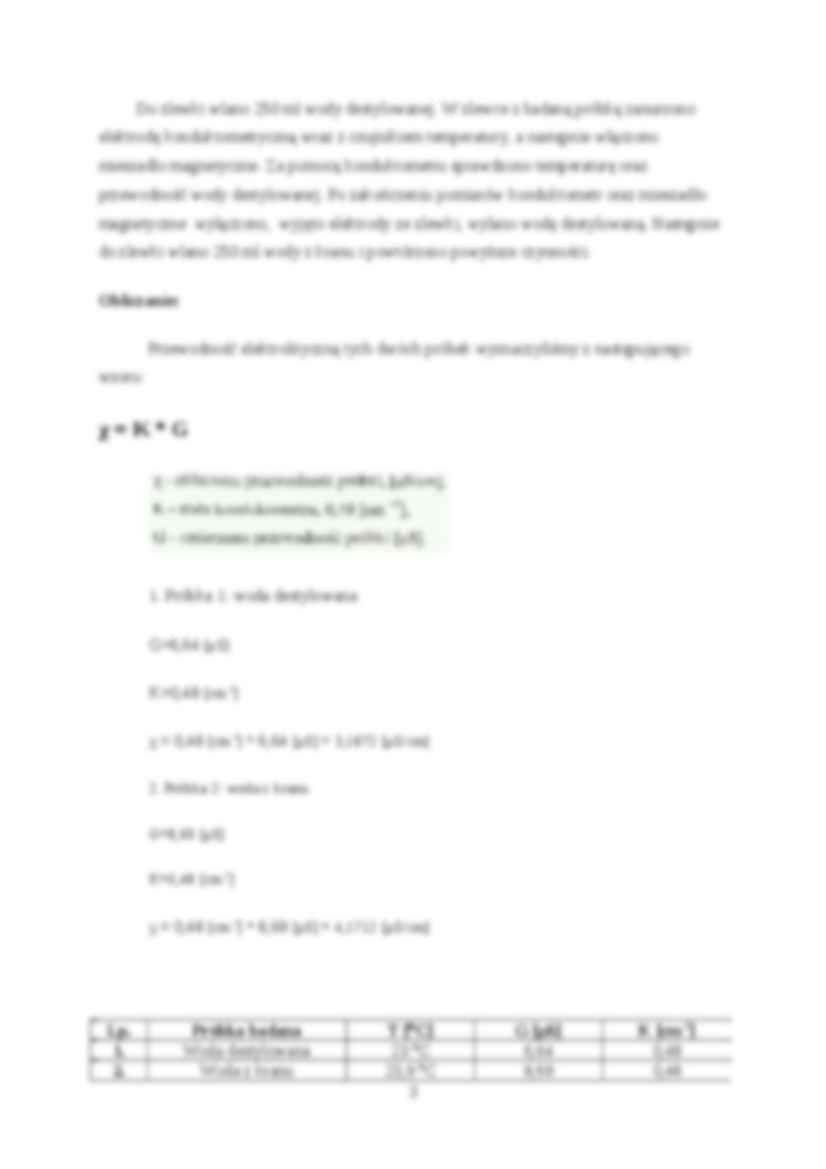 Oznaczanie przewodności właściwej wody - strona 3