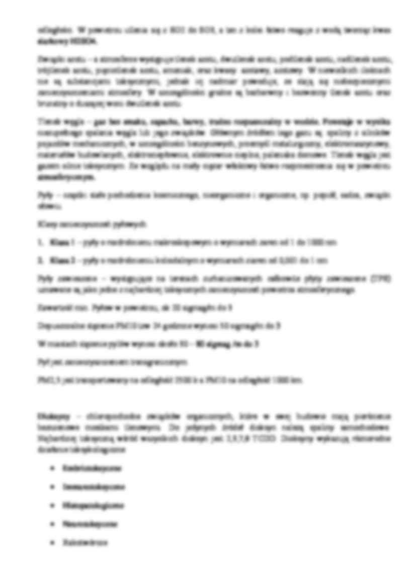 Źródła zanieczyszczeń środowiska - podział - strona 2